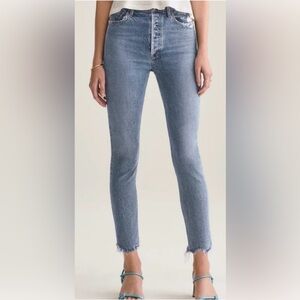 AGOLDE Nico high rise in rooted